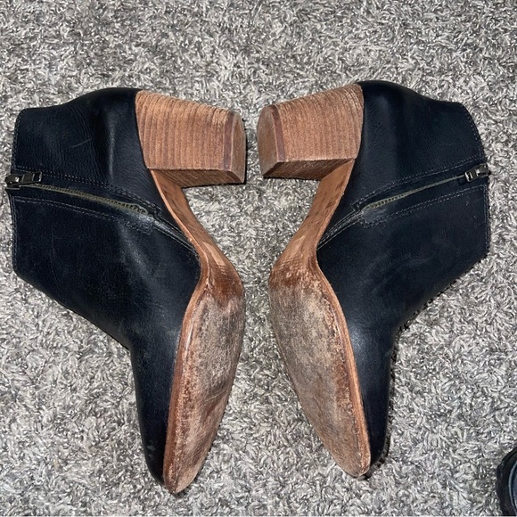 Madewell Womens The Billie Boot F5044 Leather Bootie Classic Black Sz 8 1/2 - Picture 7 of 9